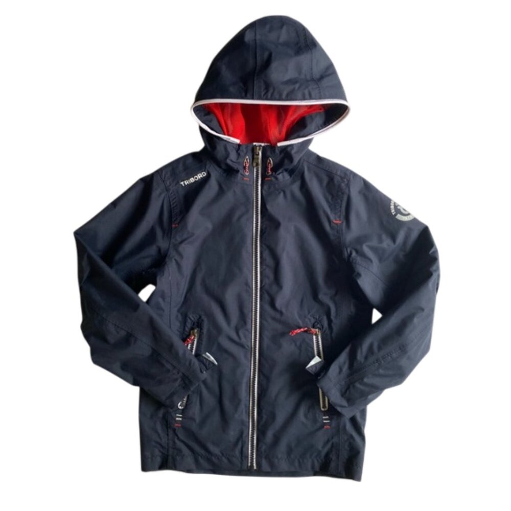 Decathlon Tribord Navy Blue Waterproof Sailing Jacket size 6 - Picture 2 of 9